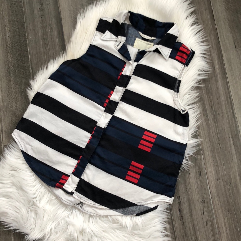 Rag and Bone Tent Tank in Brighton Stripe